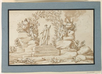 Grabdenkmal für Improvisator Rochetti von Giuseppe Barberi
