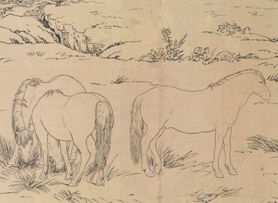 Einhundert Pferde von Giuseppe Castiglione