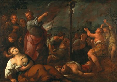 Moses und die eherne Schlange von Giuseppe Nuvolone