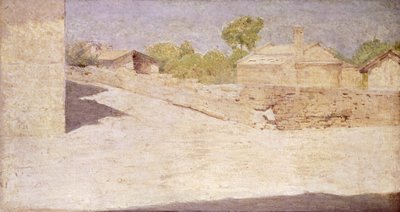 Piazza Malaspina in Volpedo von Giuseppe Pellizza da Volpedo