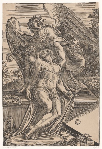 Engel mit dem Körper von Christus von Giuseppe Scolari