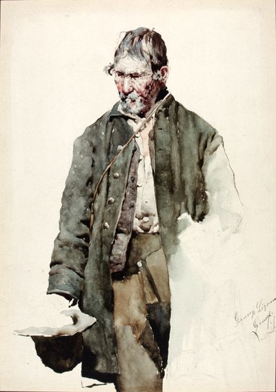 Studie eines alten Mannes von Giuseppe Signorini