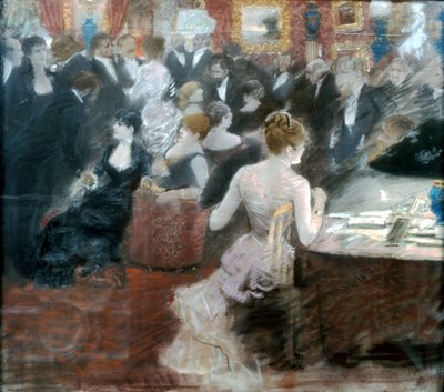 Der Salon der Prinzessin Mathilde von Giuseppe de Nittis