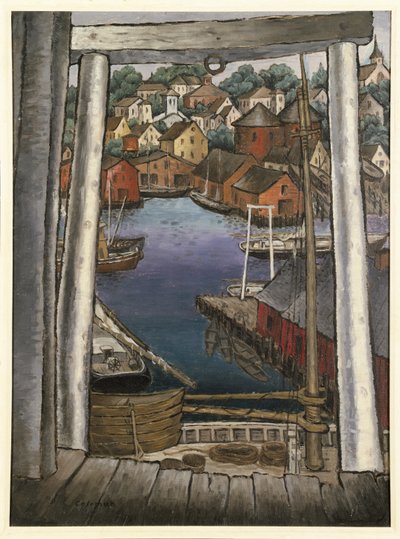 Gloucester Hafen, ca. 1925 von Glenn O Coleman