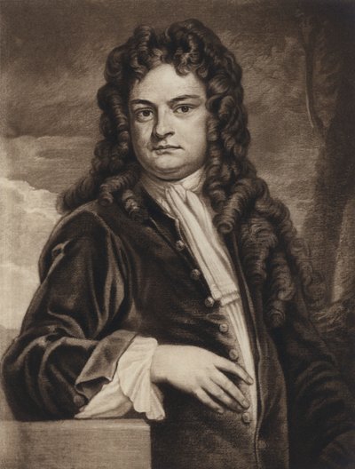 Sir Richard Steele von Godfrey (after) Kneller