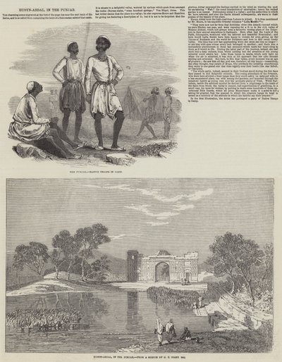 Husyn-Abdal, im Punjab von Godfrey Thomas Vigne