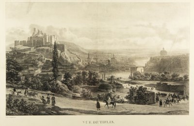 Ansicht von Tiflis, 1830er Jahre von Gottfried or Godefroy Engelmann