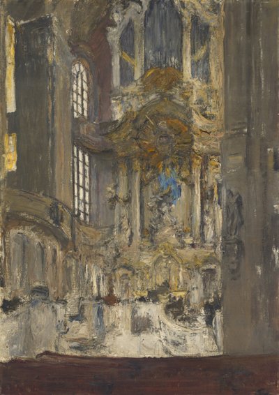 Inneres der Frauenkirche in Dresden von Gotthardt Kuehl