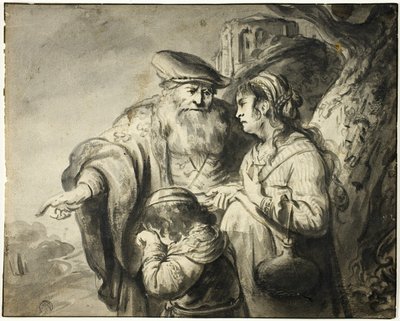 Vertreibung von Hagar von Govaert Flinck