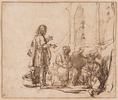 Joseph deutet die Träume der Gefangenen von Govaert Flinck