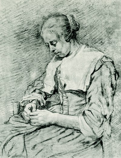 Die Näherin von Govaert Flinck