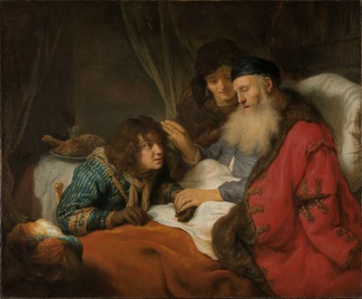 Isaak segnet Jakob von Govert Flinck