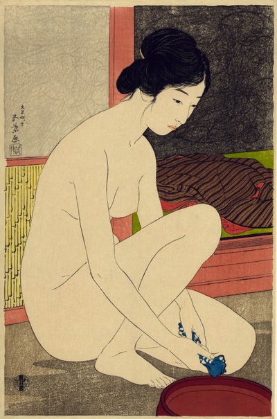 Yokugo no onna, 1915 von Goyo Hashiguchi