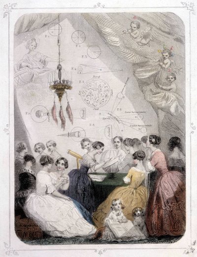Damen studieren Astronomie - von Grandville von Grandville