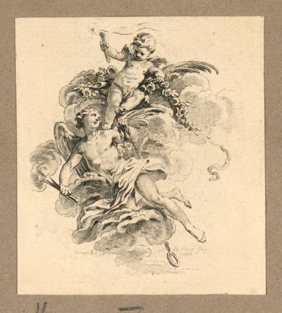 Hymen und Putto von Gravelot
