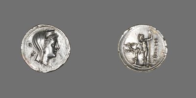 Drachme, die die Nymphe Amphitrite zeigt, 216-203 v. Chr. von Greek School