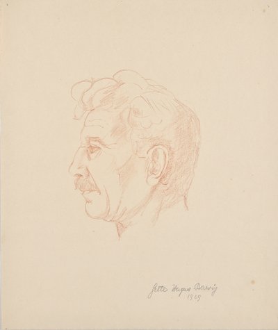 Porträt Franz Barwigs des Älteren von Grete Wagner Barwig