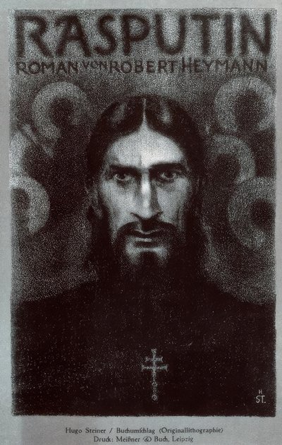 Rasputin / Buchumschlag 1919 von Grigori Jefimowitsch Rasputin