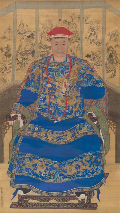 Porträt eines Mandschu-Prinzen von Gu Jianlong