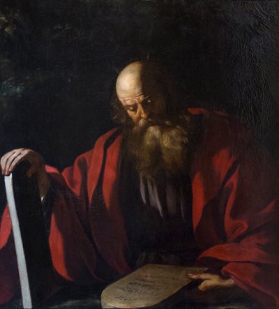 Moses mit den Gesetzestafeln von Guercino (1591 1666)
