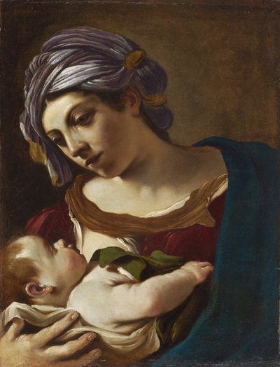 Madonna und Kind von Guercino