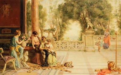Der Mittelpunkt der Aufmerksamkeit von Guglielmo Zocchi