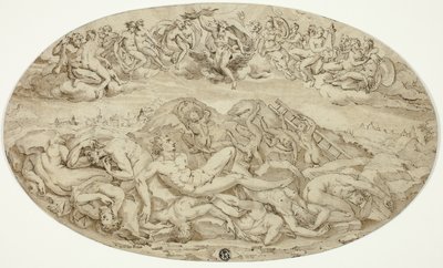 Der Fall der Giganten von Guglielmo della Porta