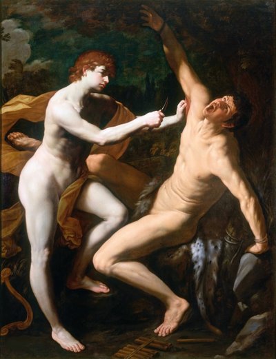 Apollo und Marsyas, ca. 1625 von Guido Reni