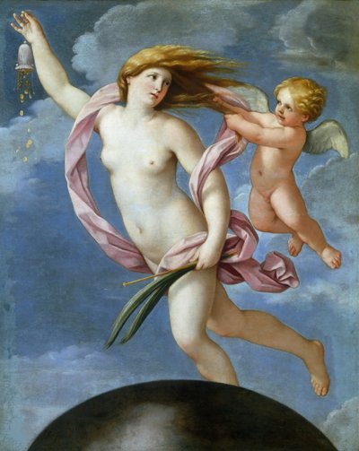 Fortuna mit einer Geldbörse von Guido Reni