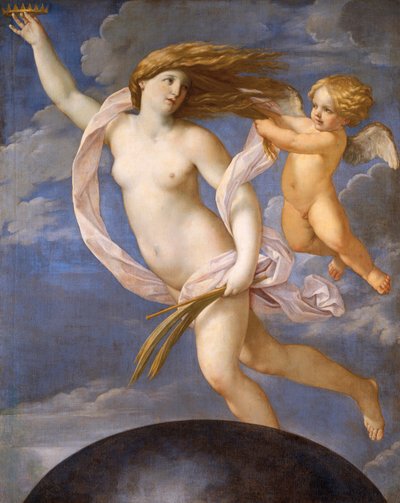 Fortuna wird von Amor zurückgehalten von Guido Reni