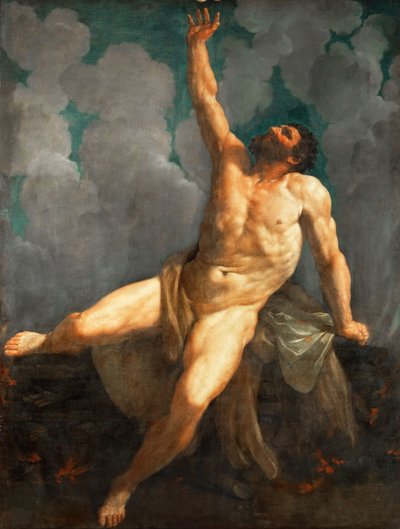 Herkules auf dem Scheiterhaufen, 1620-1621 von Guido Reni