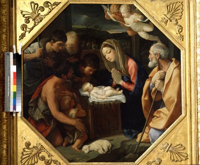 Die Anbetung des Christkindes von Guido Reni