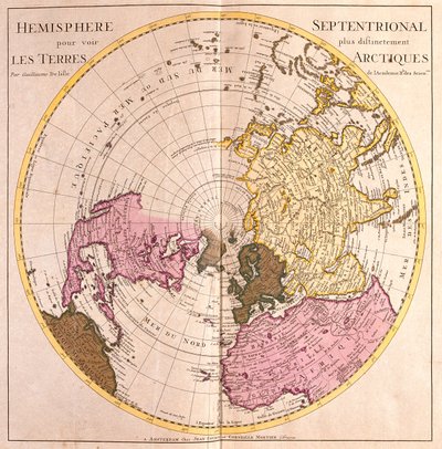 Arktische Erden von Guillaume Delisle