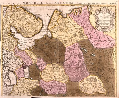 Nordrussland von Guillaume Delisle