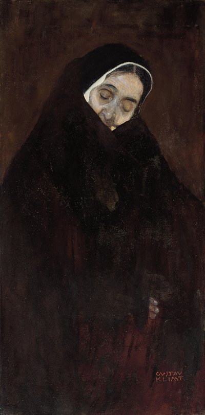 Alte Frau, 1909 von Gustav Klimt