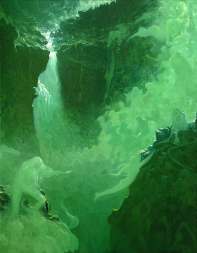 Rjukan-Wasserfall von Gustav Wentzel