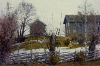 Frühlingstauwetter von Gustav Wentzel