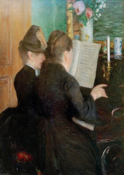 Die Klavierstunde von Gustave Caillebotte