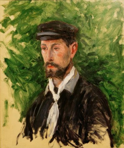 Porträt von Eugène Lamy, en buste von Gustave Caillebotte