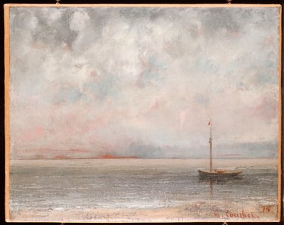 Wolken über dem Genfersee, 1875 von Gustave Courbet
