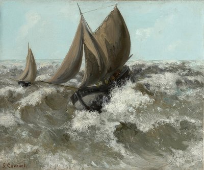 Das Segelboot von Gustave Courbet