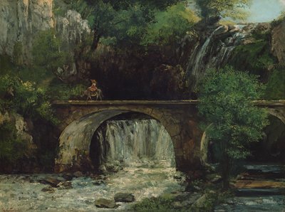 Landschaft mit Brücke von Gustave Courbet