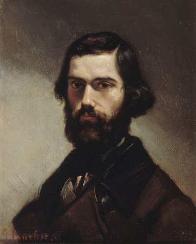 Porträt von Jules Vallès 1832-1885, 1861 von Gustave Courbet