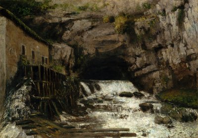 Die Quelle der Loue, 1864 von Gustave Courbet