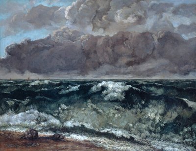 Die Welle, 1867-1869 von Gustave Courbet