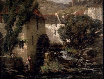 Wassermühle, 19. Jahrhundert von Gustave Courbet
