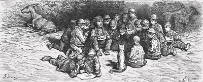 Ein Penny Sweepstake von Gustave Dore