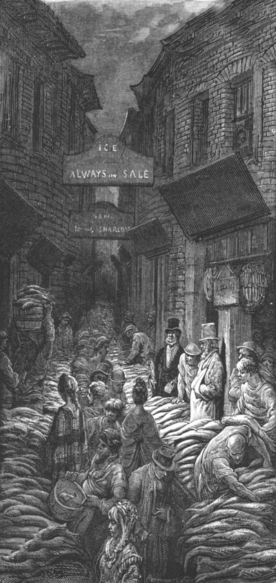 Dark House Lane - Billingsgate von Gustave Dore