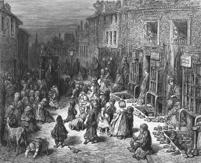 Dudley Street, Seven Dials, 1872 von Gustave Dore