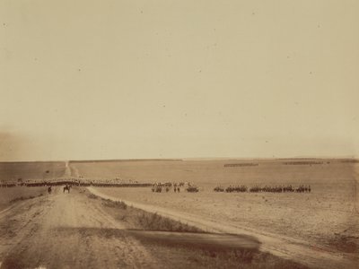 Manöver, Camp de Châlons von Gustave Le Gray
